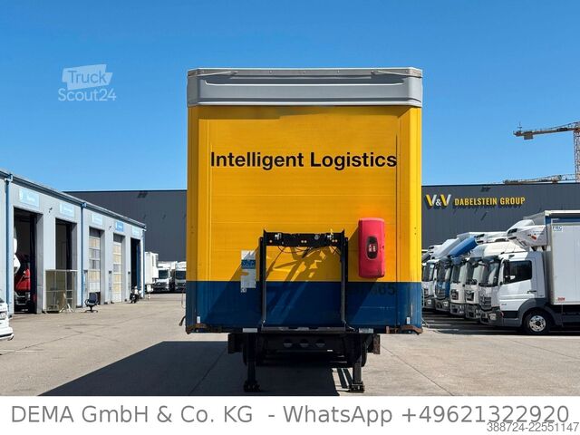 Öppen semitrailer med kapell KÖGEL S 24-1*TÜV*Liftachse*SAF*Edscha*XL-Zertifikat*