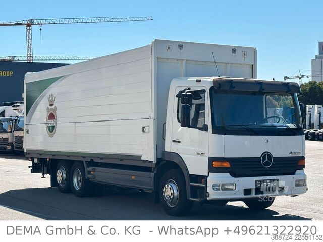 شاحنة مشروبات MERCEDES-BENZ Atego 2028*Schwenkwände*1528*LBW*Lenkachse*TÜV