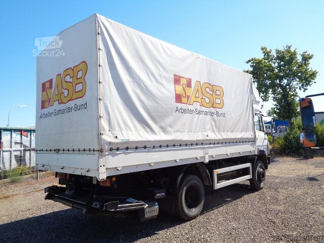 LKW mit Pritsche & Plane MERCEDES-BENZ 1117,  4x4 , Topsleeper ,nur 206Tkm , Tüv 8 / 27