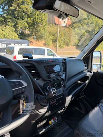 Kravas automašīna ar furgonu un celtni IVECO Daily 72-180 Meiller Kipper Kran 10m FUNK AHK