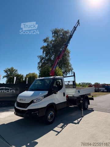 Furgone ribaltabile IVECO Daily 72-180 Meiller Kipper Kran 10m FUNK AHK