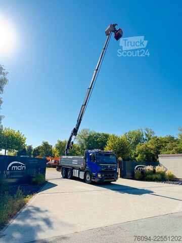 Ανατρεπόμενο φορτηγό VOLVO FMX 6x4 KRAN abstattelbar 18m Kipper Bordmatik