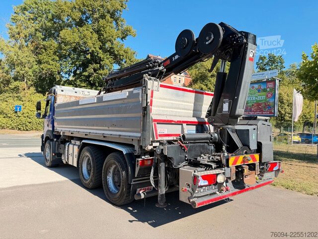 Ανατρεπόμενο φορτηγό VOLVO FMX 6x4 KRAN abstattelbar 18m Kipper Bordmatik