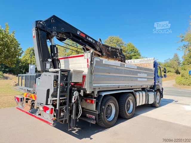 Ανατρεπόμενο φορτηγό VOLVO FMX 6x4 KRAN abstattelbar 18m Kipper Bordmatik