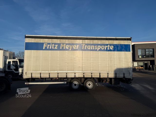Atvērta piekabe ar tentu Wiese TA10-CS Tandem Anhänger Plane Einwandfrei
