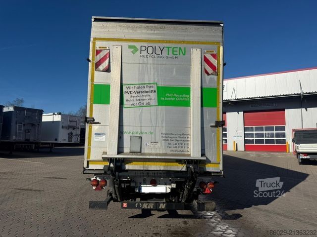 Öppen semitrailer med kapell KRONE SDP 27 Schiebeplanen Auflieger mit Ladebordwand
