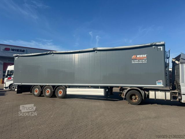 Walking floor semitrailer KNAPEN K100 Schubboden 92m³ 10mm Boden Top Zustand