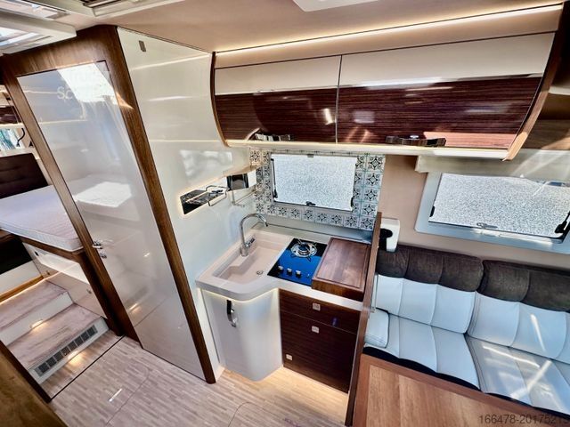 Autocaravana integral MOBILVETTA K-Yacht TeknoLine 86 Einzelbetten-Hubbett-Autom.