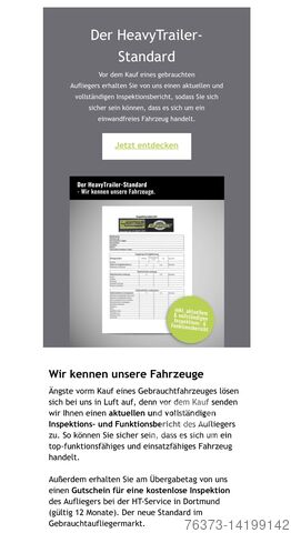 Платформа Meusburger 3-Achs-Mega-Tele-Plateau-Sattelauflieger-nachlaufgelenkt