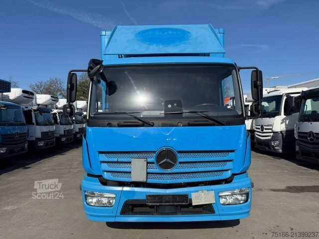 Camión caja MERCEDES-BENZ ATEGO 1224 L Koffer 7,30 m LBW 1,5 to.*KLIMA+AHK