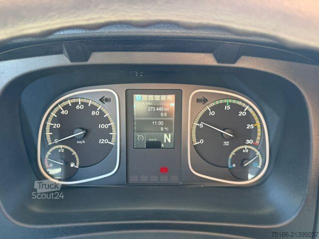 Camión caja MERCEDES-BENZ ATEGO 1224 L Koffer 7,30 m LBW 1,5 to.*KLIMA+AHK