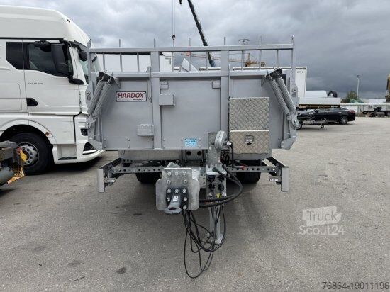 Remorcă basculantă trilaterală  MFCT UNISTAR ZPX-K.19.550 ,TANDEMDREISEITENKIPPER, PALETTENBREIT