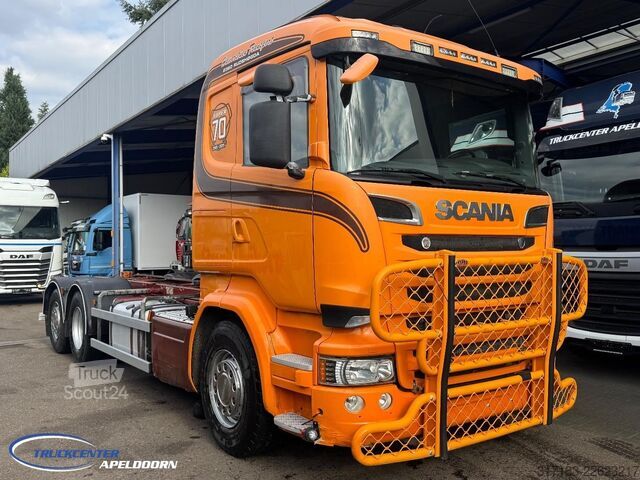 Šasija sa taksijem Scania R520 V8 LB6x2*4HNB, Retarder, PTO-Hydaruliek, L...