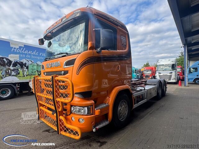 Šasija sa taksijem Scania R520 V8 LB6x2*4HNB, Retarder, PTO-Hydaruliek, L...