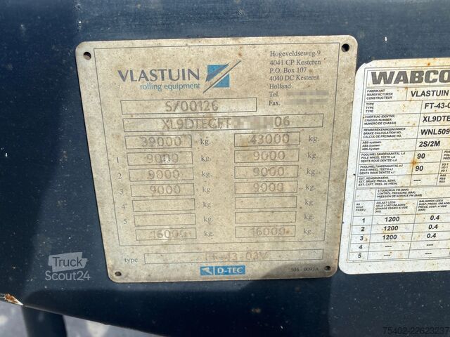 Konteinerių vežimas D-TEC FT-43-03V / 2x Extendable / Mercedes + Disc / 1...