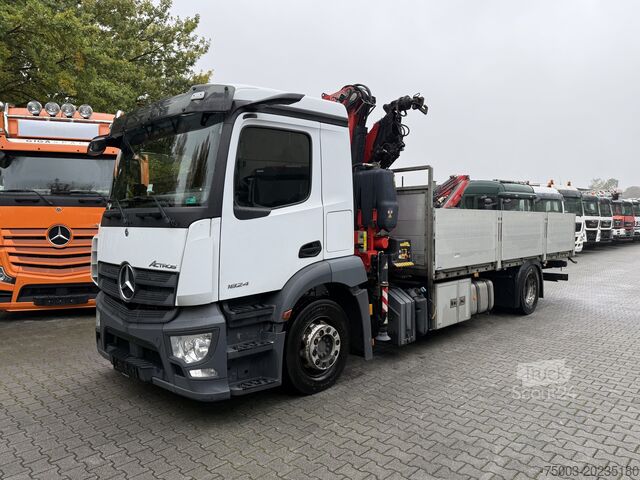Camion plateau Mercedes-Benz Actros MP5 1824 Kran Fassi F155