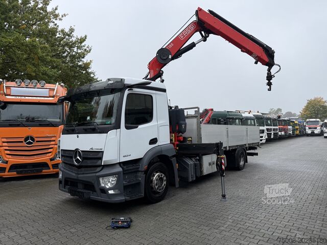 Camion plateau Mercedes-Benz Actros MP5 1824 Kran Fassi F155