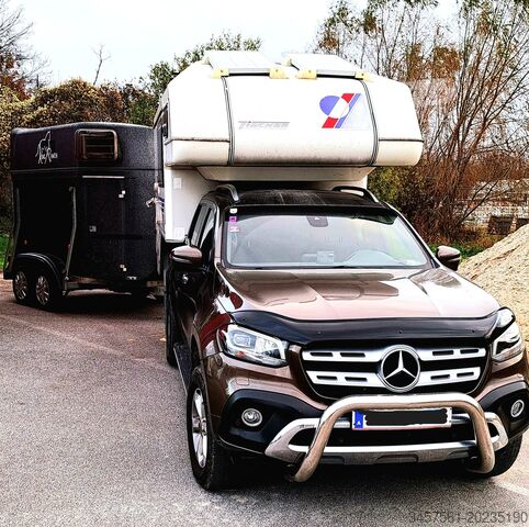 Camper ophalen Tischer 230 Wohnkabine und Mercedes X-Klasse Power Edition 250 d-4-matic