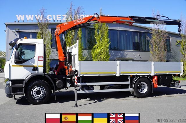 Vinçli platform Renault C280 DTI 8 / HDS Fassi F135A.22 / remote