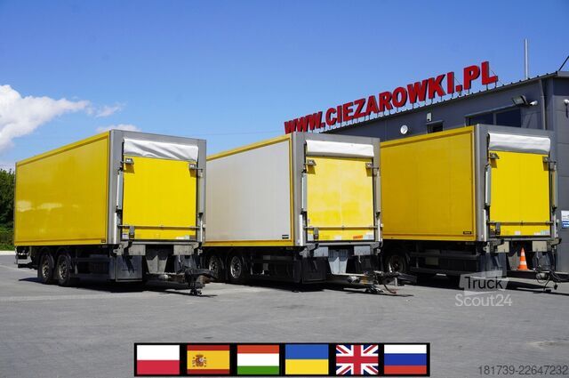 Ledusskapja piekabe / 20 vienības ROHR refrigerated trailer / Carrier Supra 850