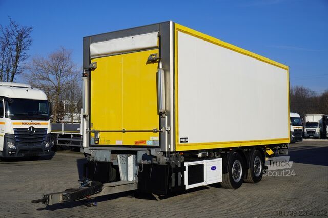Ledusskapja piekabe / 20 vienības ROHR refrigerated trailer / Carrier Supra 850