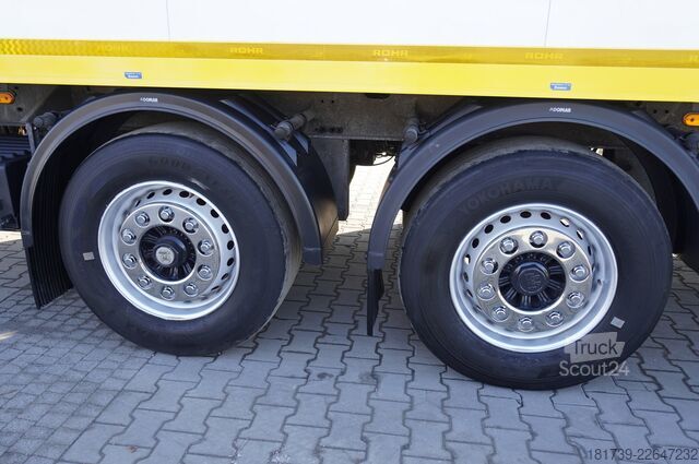 Ledusskapja piekabe / 20 vienības ROHR refrigerated trailer / Carrier Supra 850