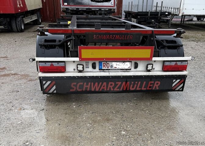 Anhänger-Wechselfahrgestell Schwarzmüller Verzinkt+Breitreifen+lange Federbälge