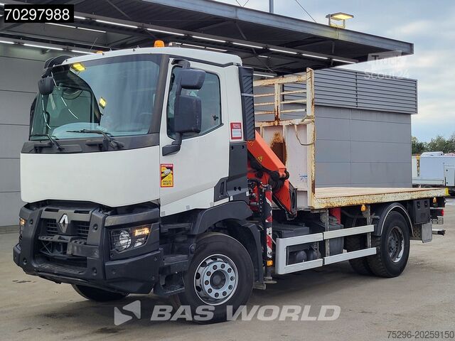 Ladepritsche Renault C 380 C 4X2 Palfinger PK12.501 Crane Big-Axle S...