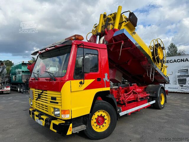 Suction vehicle Volvo FL 10.320 4x2, Tipper 12m3 Sludge & Flushing Tr...