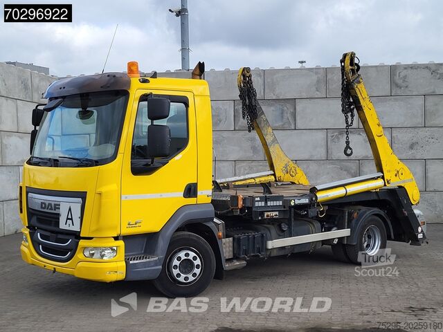 Containertransport (portaalarmsysteem) DAF LF 250 4X2 8Tons Gergen Skiploader Manual Euro 6