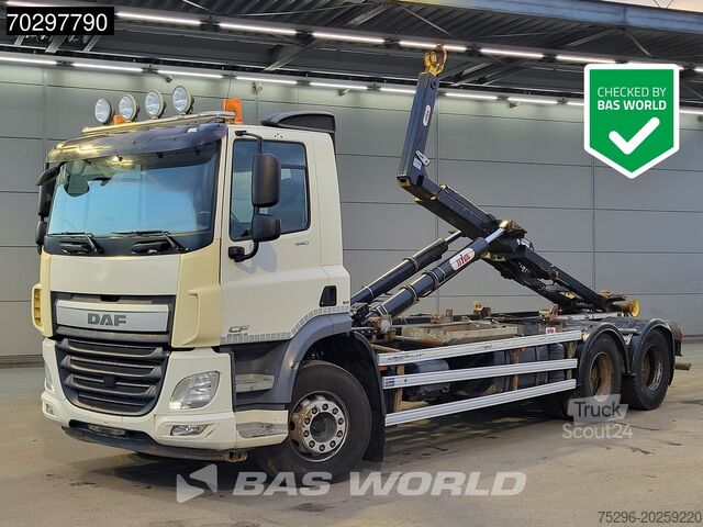 System för krokarm DAF CF 440 6X2 HYVA 22-60-S Hooklift Lift Axle Auto...