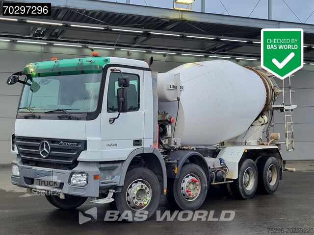 Mixer Mercedes Actros 3236 8X4 9m3 Liebherr Mixer Big-Axle Ste...