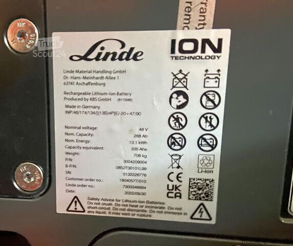 Gaffeltruck Linde E 14 EVO 386-02