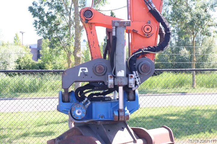Excavadora de ruedas Hitachi ZX140 ZX140W-3 | ROTOTILT & BUCKET | DUTCH MACHINE