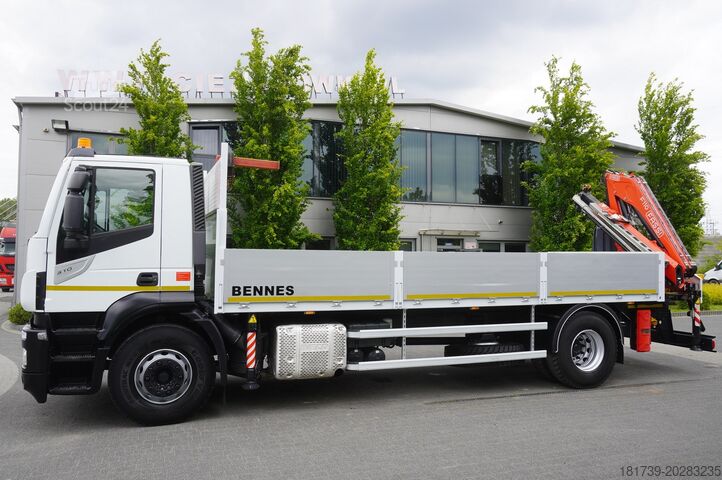 Plattform mit Kran Iveco Stralis 310 / 34 tho km !!! / FASSI 4 t