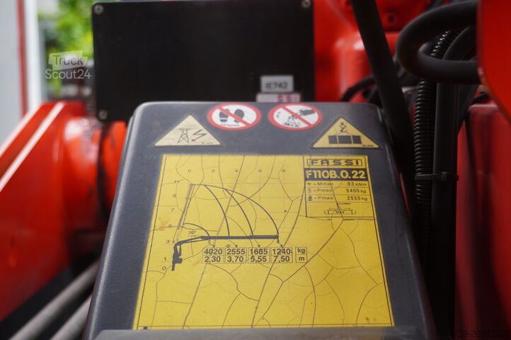 Plattform mit Kran Iveco Stralis 310 / 34 tho km !!! / FASSI 4 t
