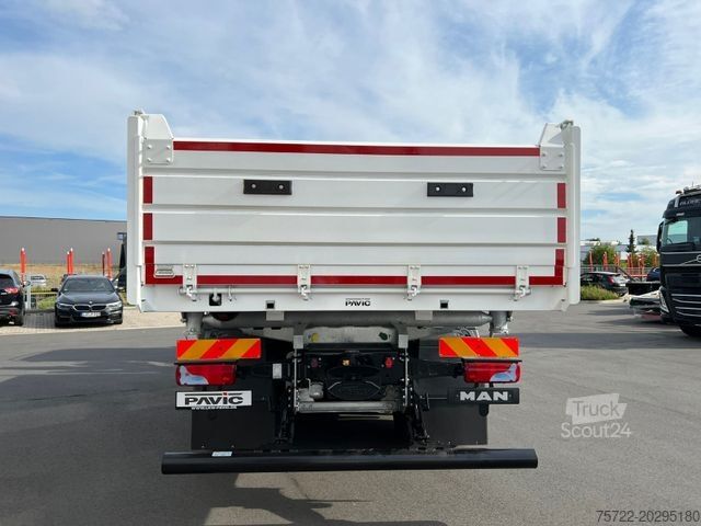 Τρίπλευρο ανατρεπόμενο φορτηγό MAN TGS 26.400 6x4 Krankipper Fassi/SOFORT VERFÜGBAR