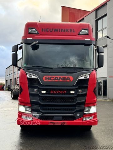 Rąstvežis SCANIA R580 6x4 Kurzholz LKW mit Epsilon M12Z 83