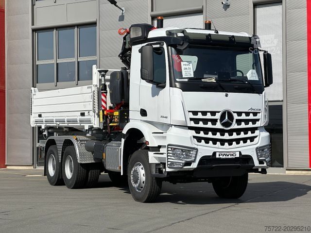 Інші MERCEDES-BENZ Arocs 3348 AK 6x6 Krankipper mit Fassi F195A2.24