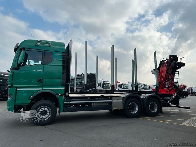 Camion forestier MAN TGX 33 520 6x4BB Epsilon Q150Z SOFORT VERFÜGBAR!