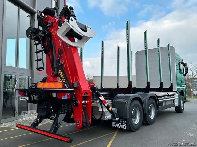 Camion forestier MAN TGX 33 520 6x4BB Epsilon Q150Z SOFORT VERFÜGBAR!