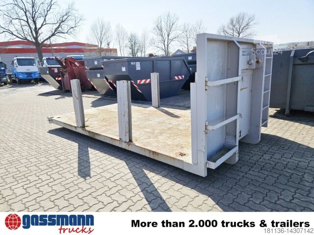 Roll-off konteyneri  Abrollcontainer Plattform mit Rungen