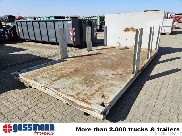 Roll-off konteyneri  Abrollcontainer Plattform mit Rungen