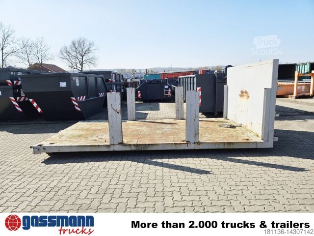 Roll-off konteyneri  Abrollcontainer Plattform mit Rungen