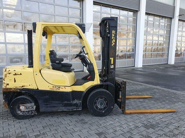 Gaffeltruck Hyster H4.5 FT S5 / Duplex: 3.40m / nur 3.366h! / SS