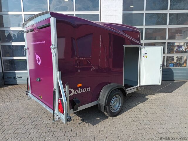 Kasti piekabe Cheval Liberté Debon Polycargo 1300 Seitentür Rampe Wirtz