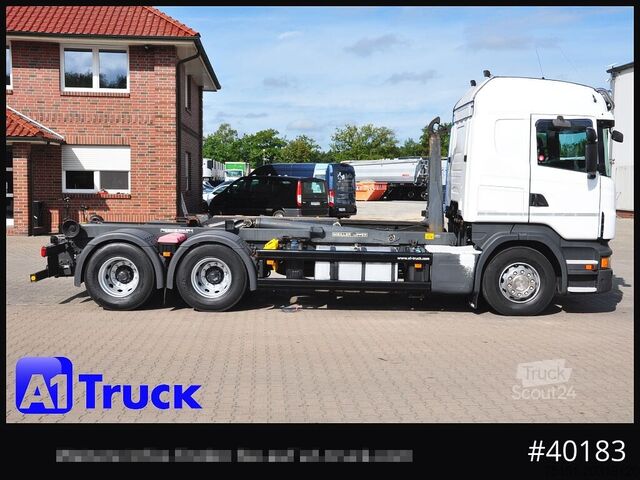 Kroklastbil SCANIA R500, V8,,  Meiller, Liftachse,