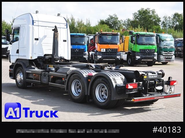 Kroklastbil SCANIA R500, V8,,  Meiller, Liftachse,