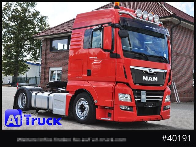 Trator de grande volume MAN TGX 18,500, LLS Intarder verstellbare Sattelplatte,