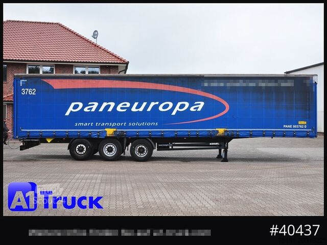 Open oplegger met zeil KOEGEL S 24 Tautliner, Code XL, BPW,